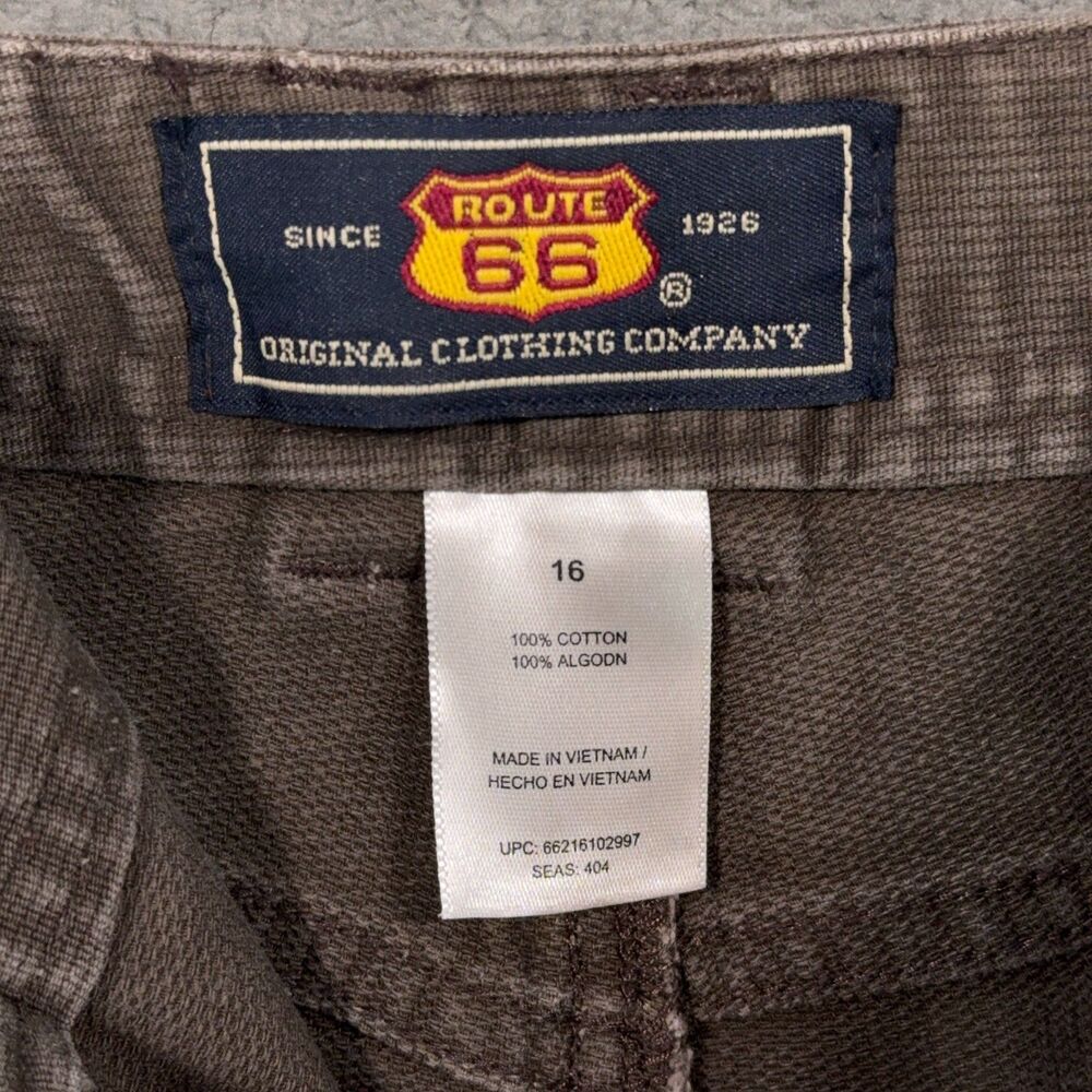 Route 66 Women's Size 16 Pants Lot 2 Pair Khaki Brown Straight Leg Cotton Casual - Picture 15 of 16